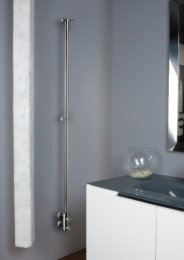 Полотенцесушитель водяной Margaroli Arcobaleno 416/L, высота 165.5 см, ширина 14.5 см, хром