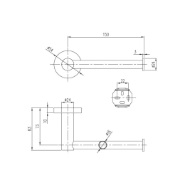 Держатель туалетной бумаги Villeroy&Boch Elements-Tender (TVA15101400061) хром