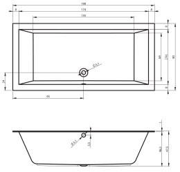 Акриловая ванна 190x90 Riho (B136001005)
