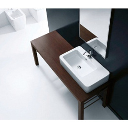 Kerasan Ego 324301 раковина 75х43 с 1 отверстием под смеситель, цвет белый