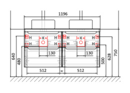 Столешницы Jorno Wood.06.120/DW Столешница для тумбы Wood 120