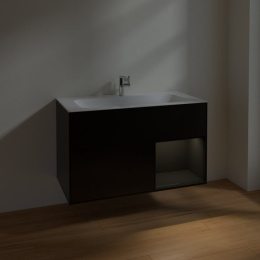 Villeroy Boch Finion F040PHPH Тумба под раковину 996х498 мм (glossy black/glossy black)