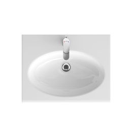 Фото Раковина встраиваемая: NATURE 60, 1 отв., белый, Сорт1 Cersanit UM-NTR60/1