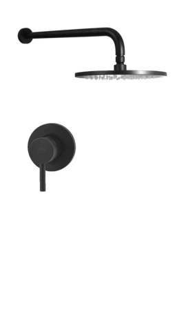 Комплект для душа Paffoni LIGHT (KITLIG011NO) черный матовый