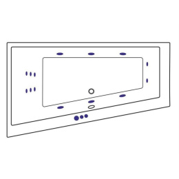 Excellent Sfera WAEX.SFL17S.SMART Ванна 170x100 L "SMART" (хром)