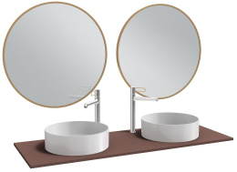 Зеркало Jacob Delafon Odeon Rive Gauche EB1290-S32, 90 см, с подсветкой, лакированная рама светло-ко