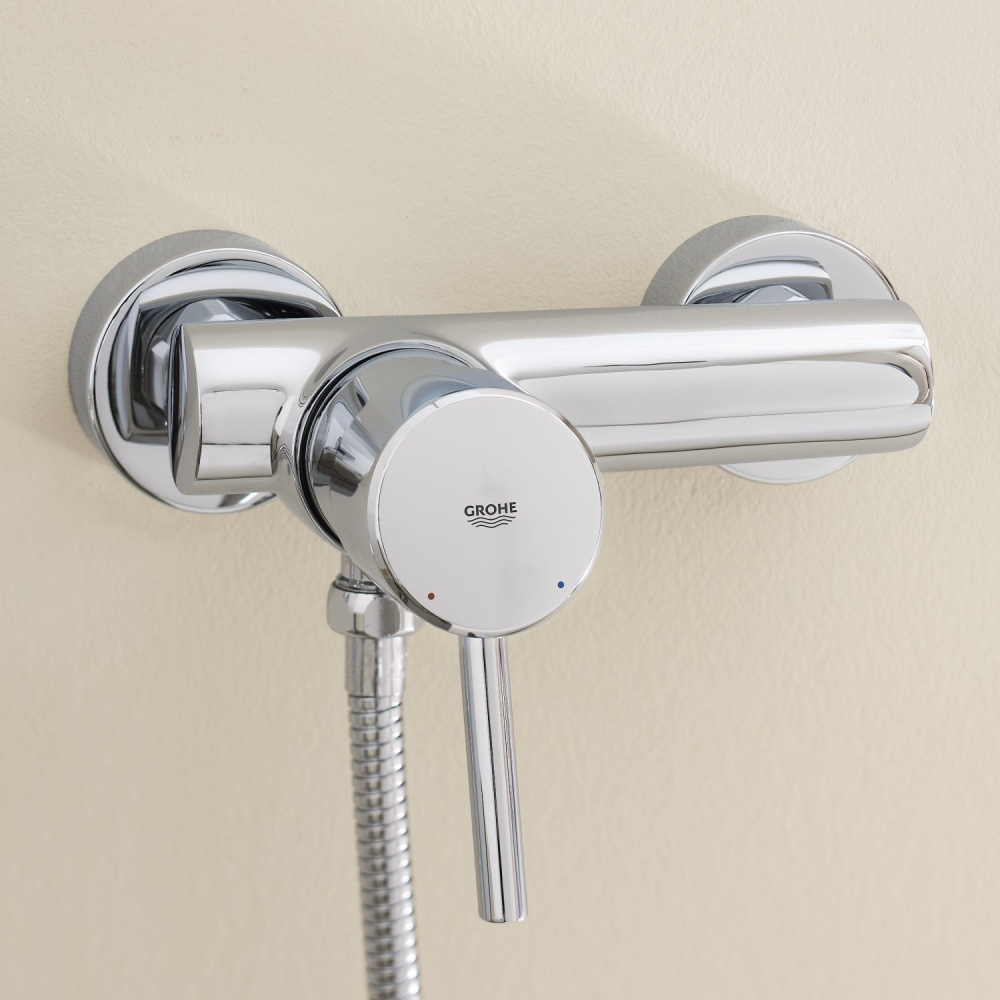 Гигиенический душ настенного монтажа Grohe Concetto New 32210+28343+