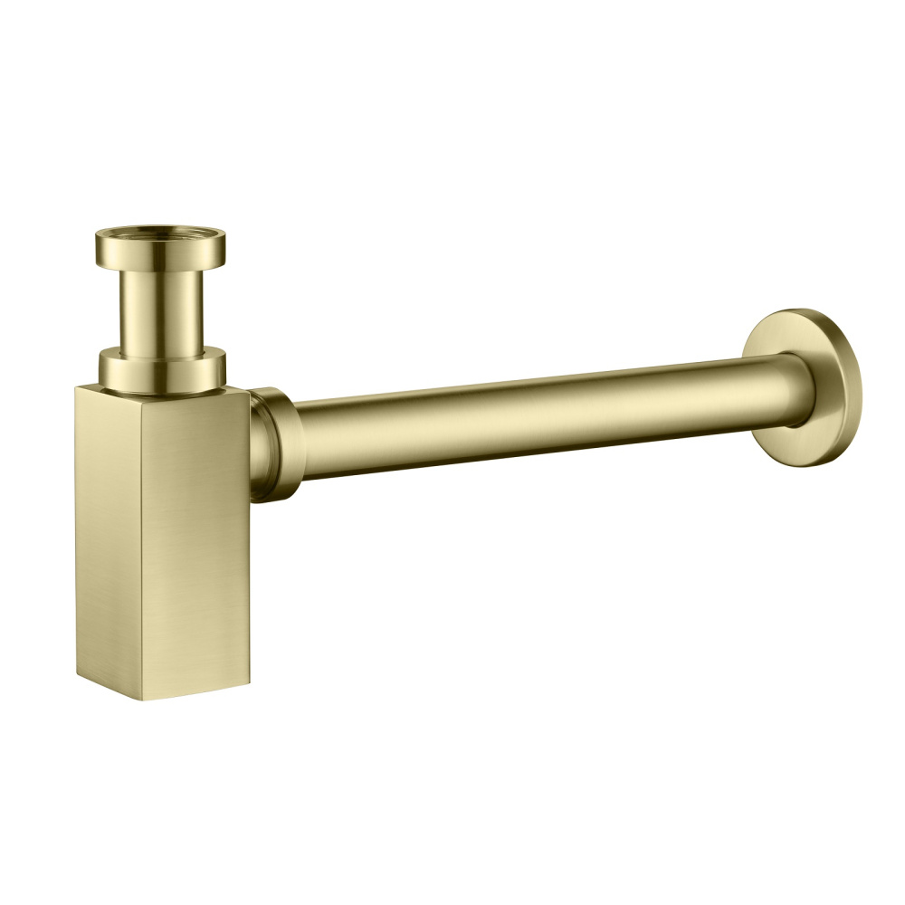 Фото Сифон для раковины Timo 959/17L золото матовое