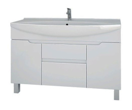 Фото Тумба под раковину Dreja Laguna Plus 99.0110, 120 см, белый лак