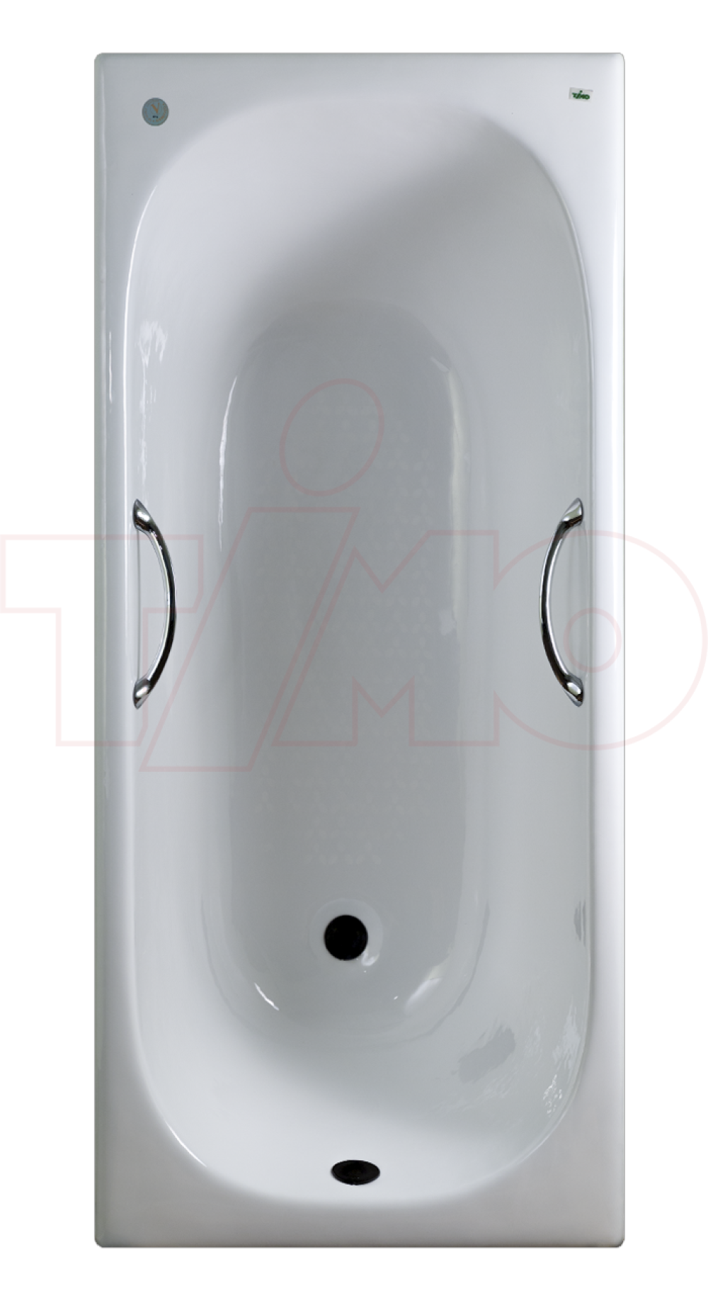 Фото ВАННА чугунная TIMO STANDARD 3V - 170x75x46 с ручками