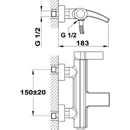 Teka Vita 241010200 Смеситель для ванны