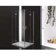 Душевой уголок Cezares 100 х 100 х 195 см, стекло прозрачное/текстурное