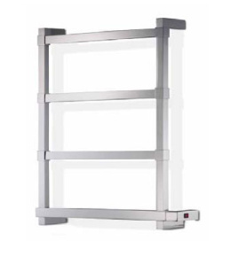 Фото Полотенцесушитель электрический Margaroli Panorama 842-4 Box 8424704CRNB, высота 62 см, ширина 55.5 