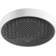 Верхний душ Hansgrohe Rainfinity 26229700 EcoSmart, 25х25 см, 1 режим струи, без держателя, белый ма
