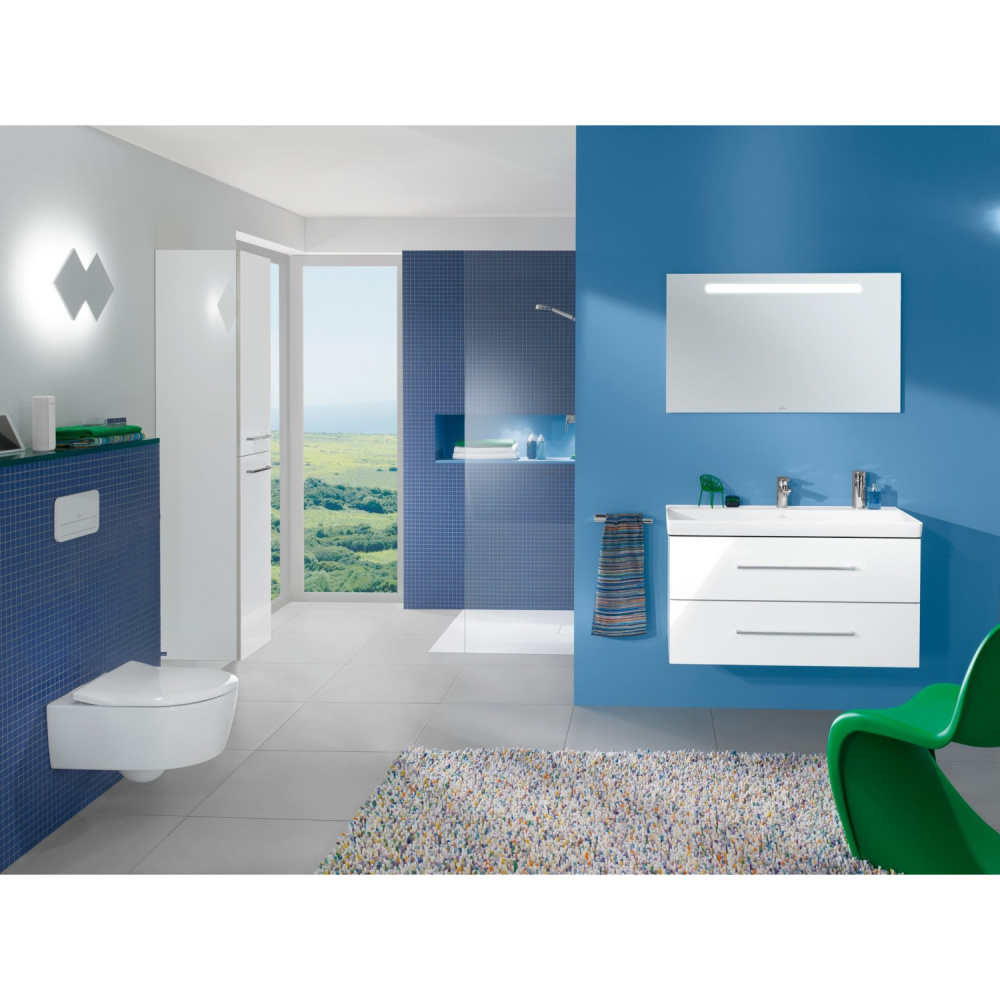 Villeroy Boch Avento A89200B4 Тумба под раковину 980х452 мм (белое стекло)