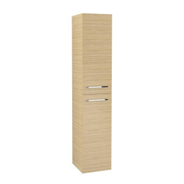 Villeroy Boch Avento A89400PN Шкаф пенал для ванной комнаты, петли слева (Elm Impresso)