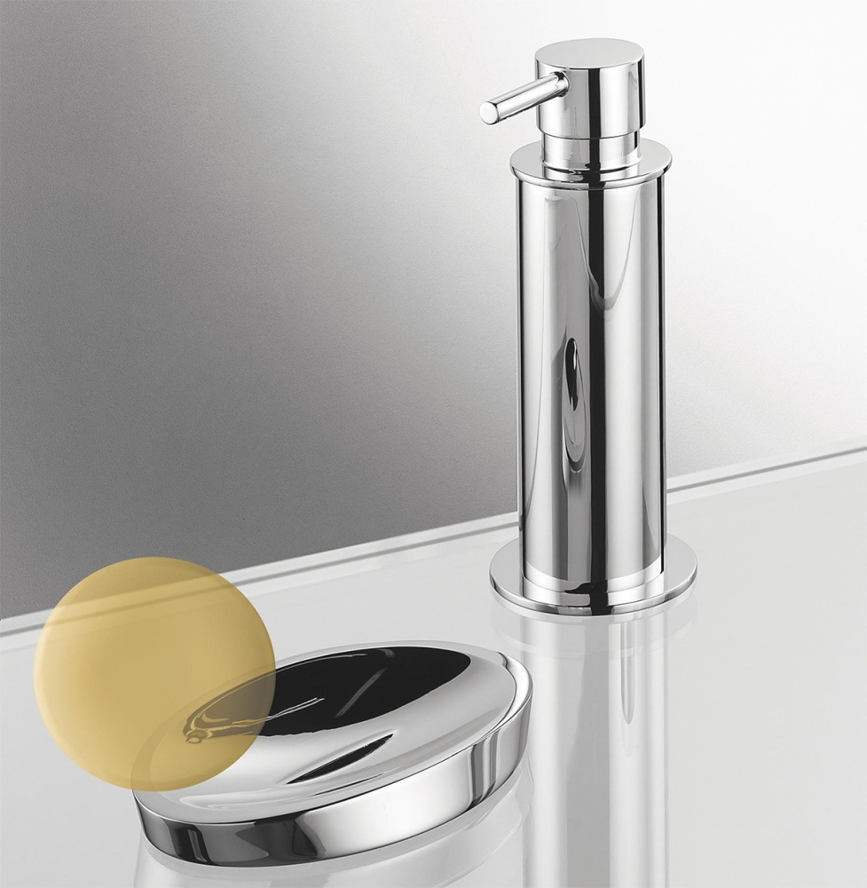 Фото Colombo Design PLUS W4940.BM - Металлическая настольная мыльница (цвет: белый матовый)