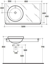 Фото Держатель полотенца Globo Open Space (SA033)