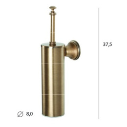 Ершик для туалета Tiffany World Harmony TWHA220oro, золото