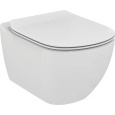 Подвесной унитаз Ideal Standard Tesi Aquablade ST007901 безободковый с крышкой