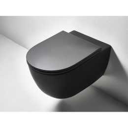 Унитаз подвесной безободковый SIMAS TREVI TR 18 black matt