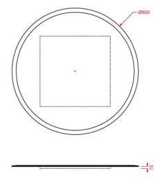 Зеркало ArtCeram Mirrors (ACS009)