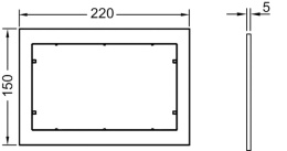 Дистанционная рамка Tece TECEnow (9240412)