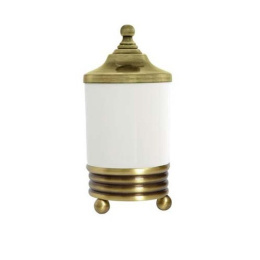 Фото Стакан для ватных дисков Boheme Hermitage (10334) бронза