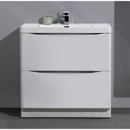 Тумбы, подстолья Тумба под раковину BelBagno ANCONA-N-800-2C-PIA-BL, цвет Bianco Lucido