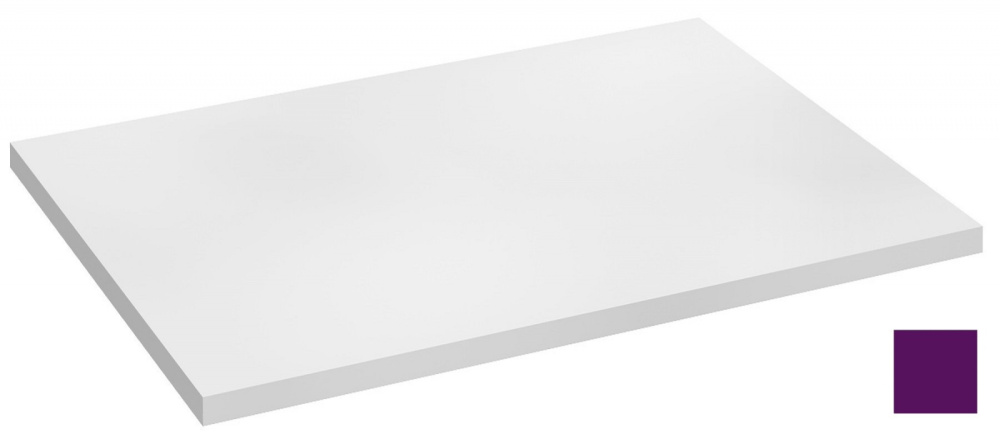 Фото Столешница без выреза под раковину Jacob Delafon Odeon Rive Gauche 70 см, EB2591-F26, цвет сливовый 