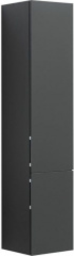 Фото Шкаф-пенал для ванной Aquanet Алвита 35 серый антрацит