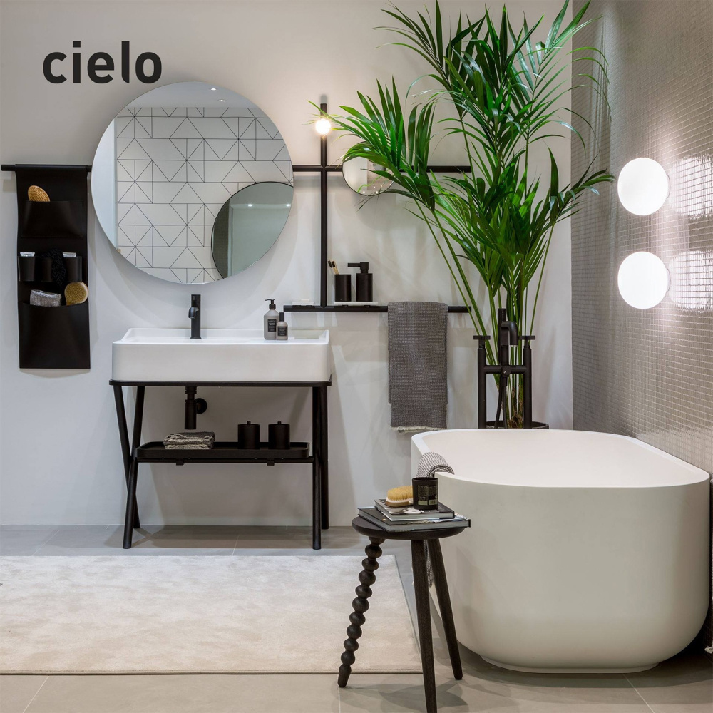 Ceramica CIELO Siwa SWLA B - Раковина для ванной комнаты 90*50 см (белая глянцевая)