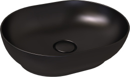 Раковина Bien Motto MTLG05001FD0B7000 50 x 38 x 14 см на столешницу округлая, черный