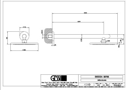 Верхний душ Gessi Goccia (33755#031) хром