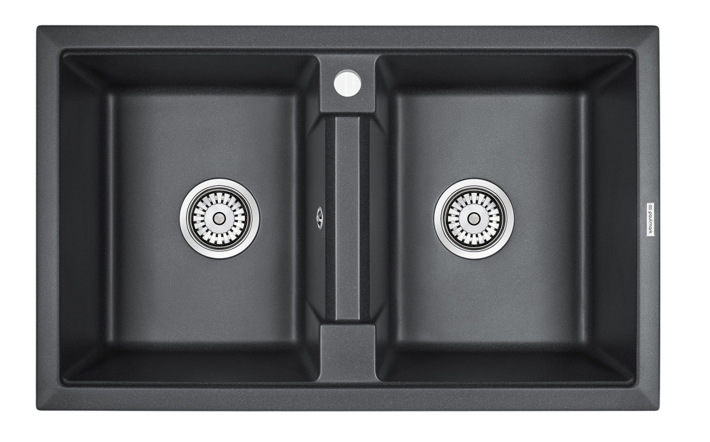 Фото Мойка для кухни Paulmark Tandem (PM238150-BL) чёрный