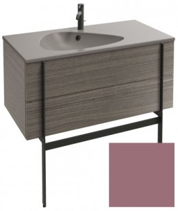 Тумба под раковину Jacob Delafon Nouvelle Vague 100 см, EB3032-M71, цвет - нежно-розовый матовый