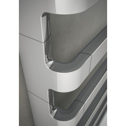 Полотенцесушитель электрический Irsap Step_E 1255/500 CL.50 B01, SEL050T50IR01NNN01, 11 секций, хром