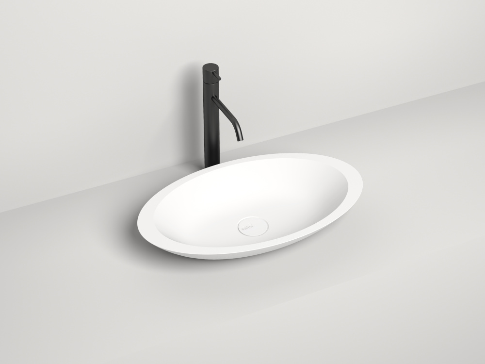 Фото Раковина накладная Salini Callista (1101202SMRH)