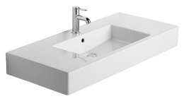 Фото Раковина 105 см Duravit Vero 0329100000, белый
