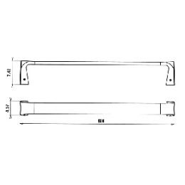 Фото Держатель для полотенец Paini Lady 89CR002 хром