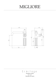 Фото Смеситель для кухни Migliore Ermitage 25006 Хром