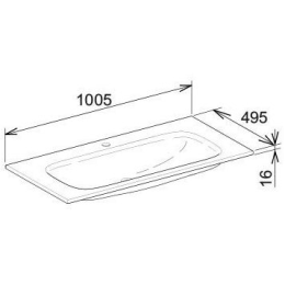 Раковина Keuco Royal Universe 32771311001, белый