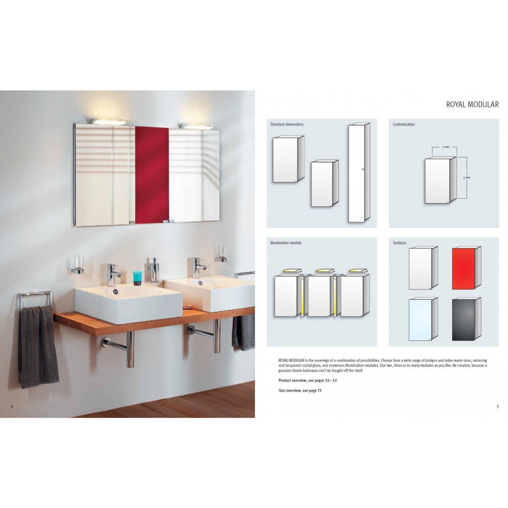 Модуль Keuco Royal Modular 25004000202, алюминий