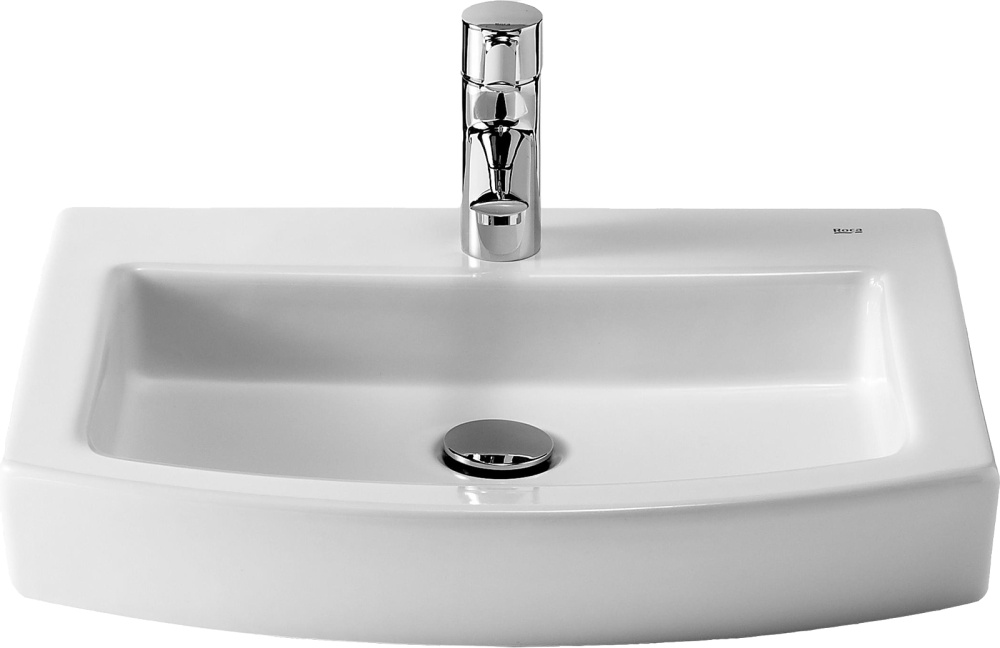 Фото Раковина накладная 52 см Roca Hall (32788200H) белый