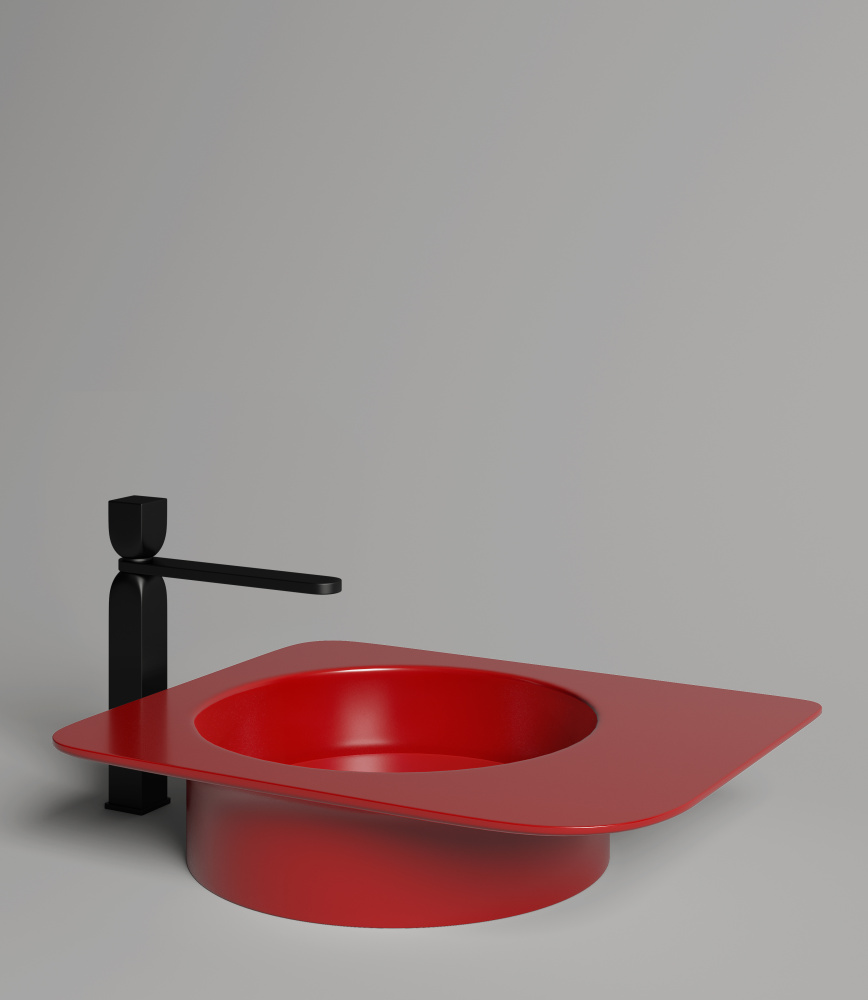 Фото Раковина накладная Salini Ninfea (110521MRH)