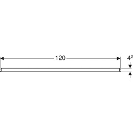 Geberit Option 500.585.00.1 Зеркало, с подсветкой
