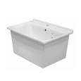 Постирочная раковина Kerasan Aquadom 029301N*1 75 *50, с 1 отверстием под смеситель