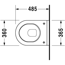 Подвесной унитаз Duravit Starck 3 2202090000, белый