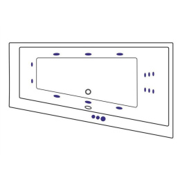 Excellent Sfera WAEX.SFP17.SMART Ванна 170x100 P "SMART" (хром)