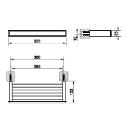 Полка для душа Gessi Eleganza (46547#031) хром